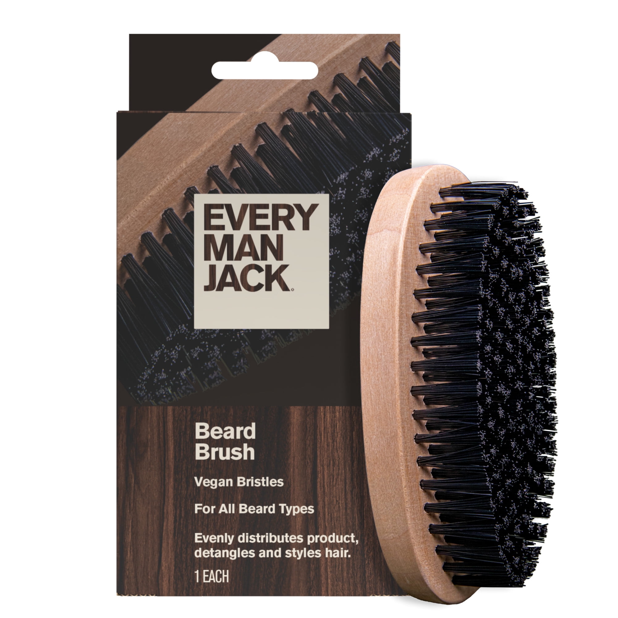 Grooming Men'S Hair - Men's Beard Brush with Cruelty-Free Vegan