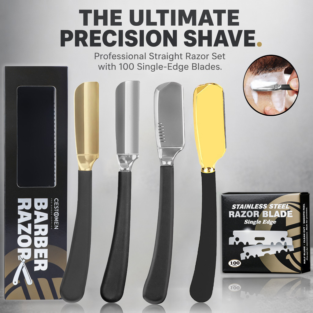 Grooming Men'S Hair - Professional Men Beard Straight Razor Holder