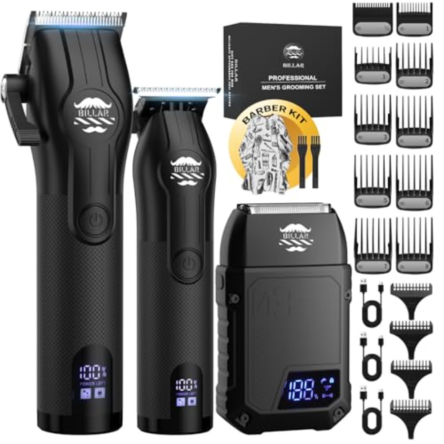 Mens Grooming Barber - ® Cordless Barber Kit, Professional Hair