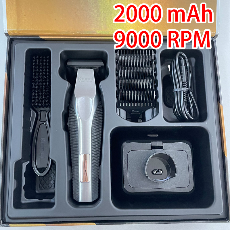 Hair Clipper Professional - Kemei Hair Trimmer Professional Hair Clipper