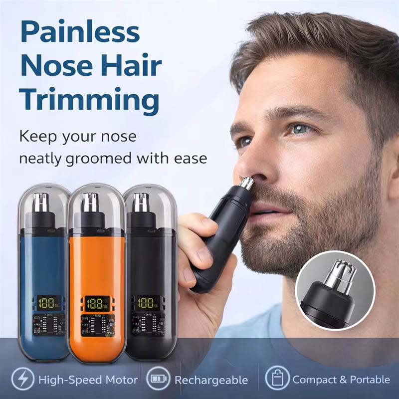 Grooming Men'S Hair - USB Rechargeable Nose and Ear Hair