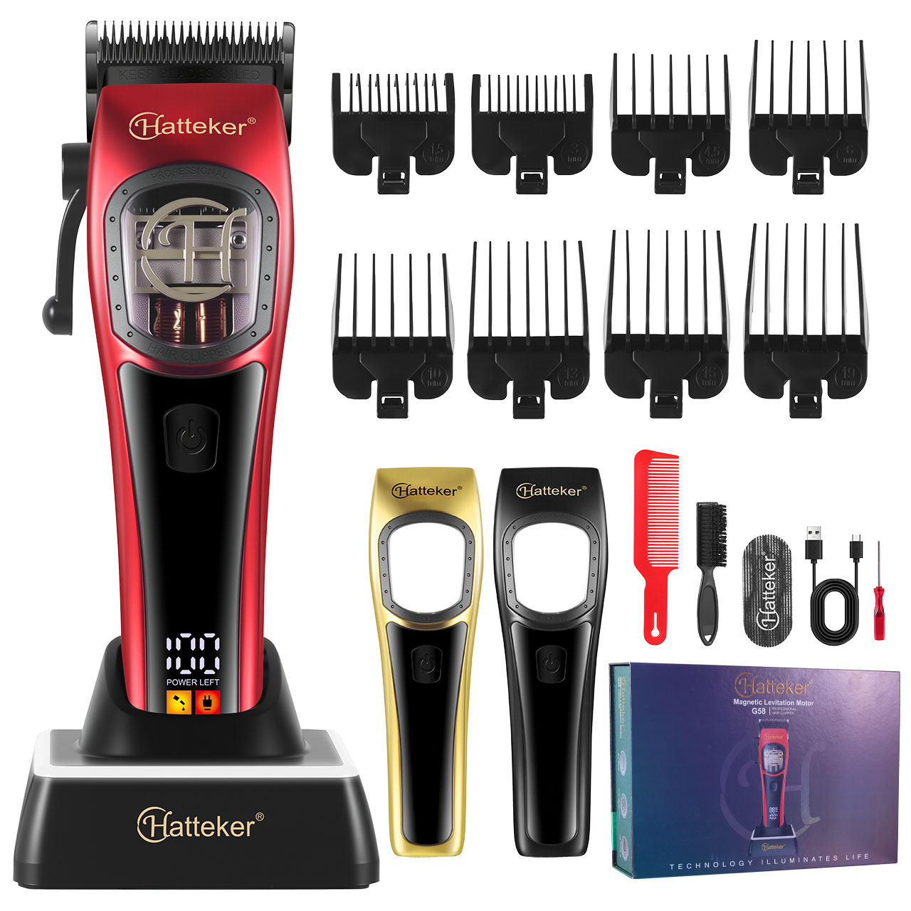 HATTEKER Professional Hair Cli - مراجعة Hair Clipper Professional وسعره