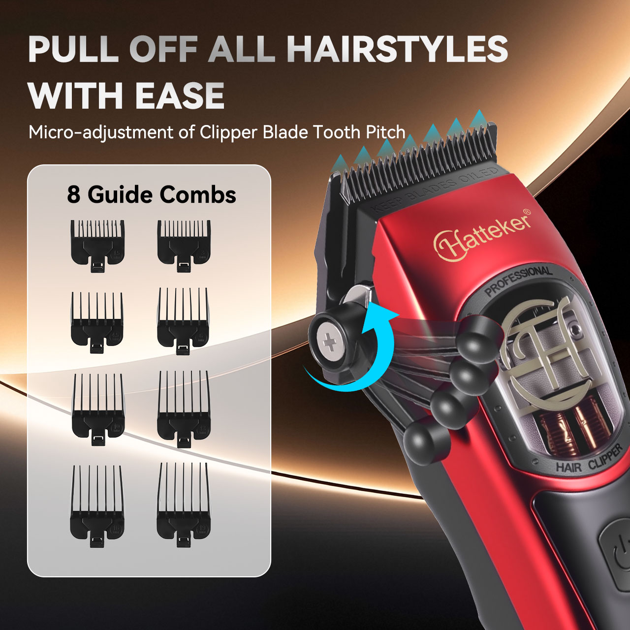 HATTEKER Professional Hair Cli - مراجعة Hair Clipper Professional وسعره