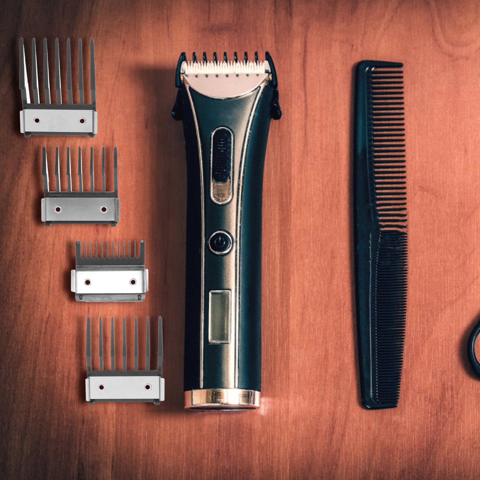 4Pcs Clipper Guards Limit Comb - مراجعة Hair Clipper Professional وسعره