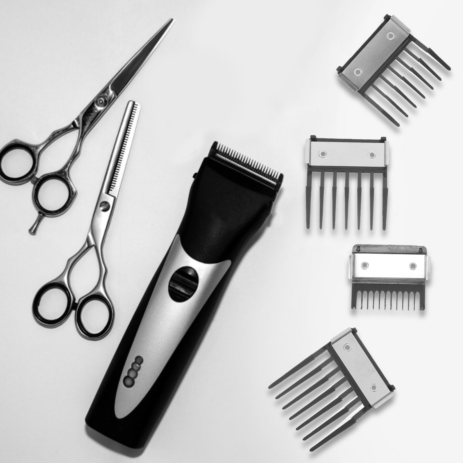 4Pcs Clipper Guards Limit Comb - مراجعة Hair Clipper Professional وسعره