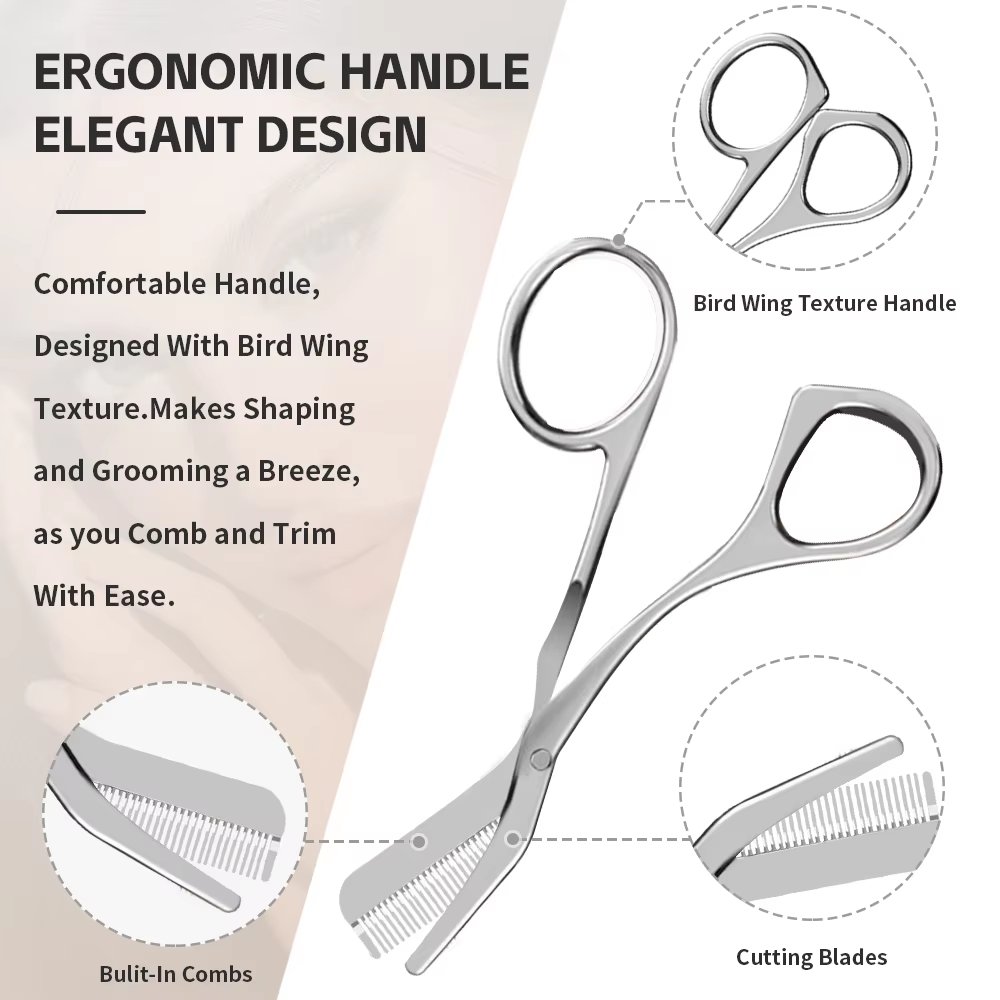 1 set of eyebrow grooming tool - مراجعة Men'S Grooming Facial وسعره