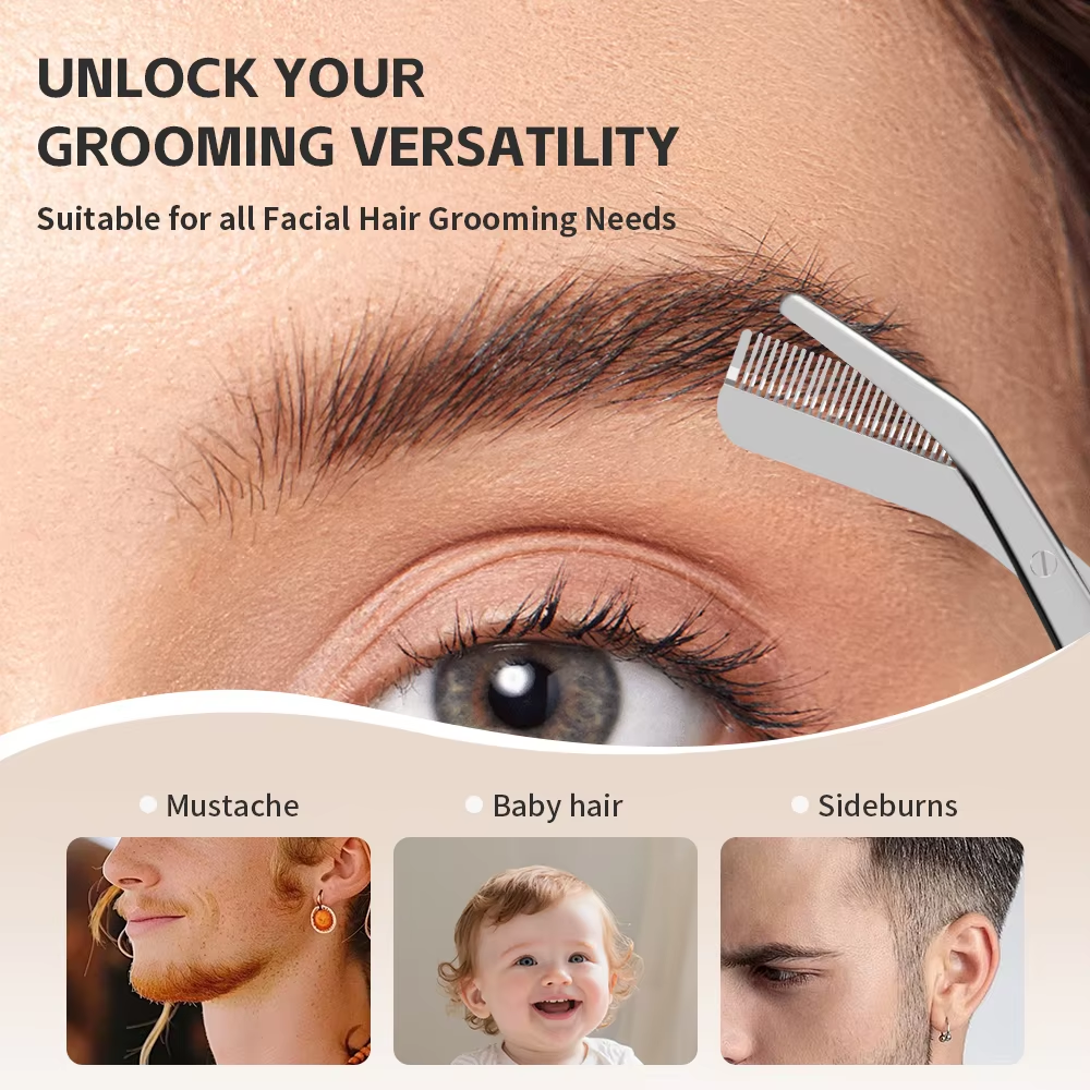 1 set of eyebrow grooming tool - مراجعة Men'S Grooming Facial وسعره