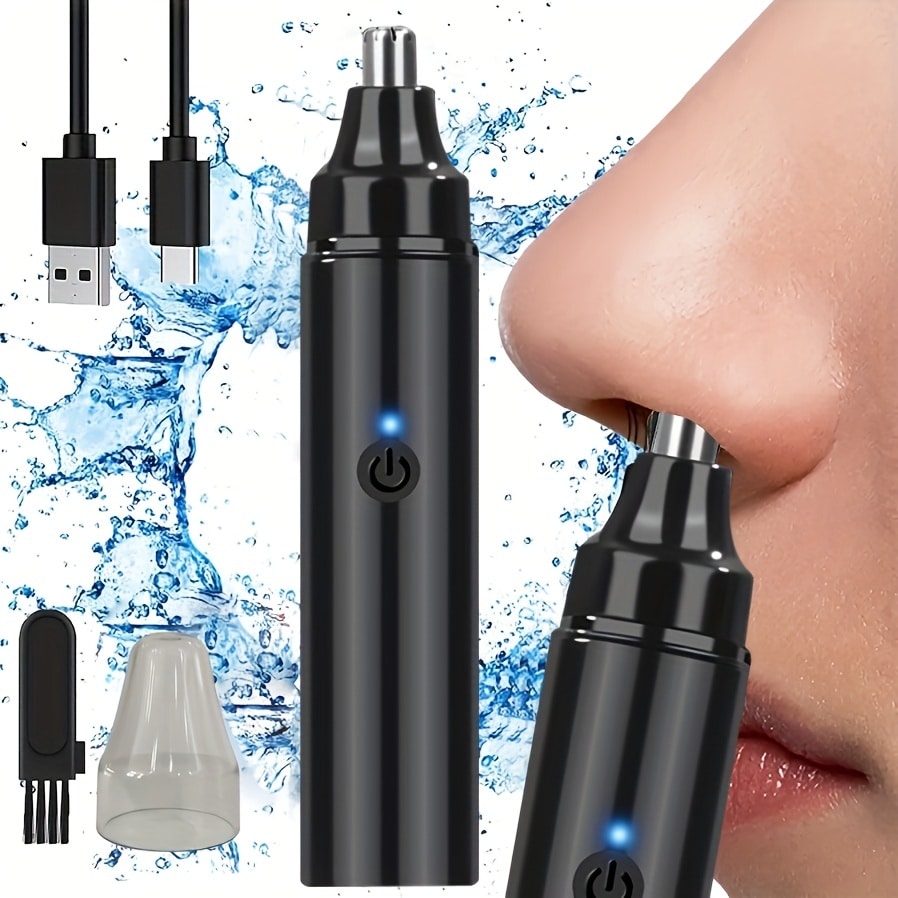 Rechargeable Nose Hair trimmer - مراجعة Men'S Grooming Facial وسعره