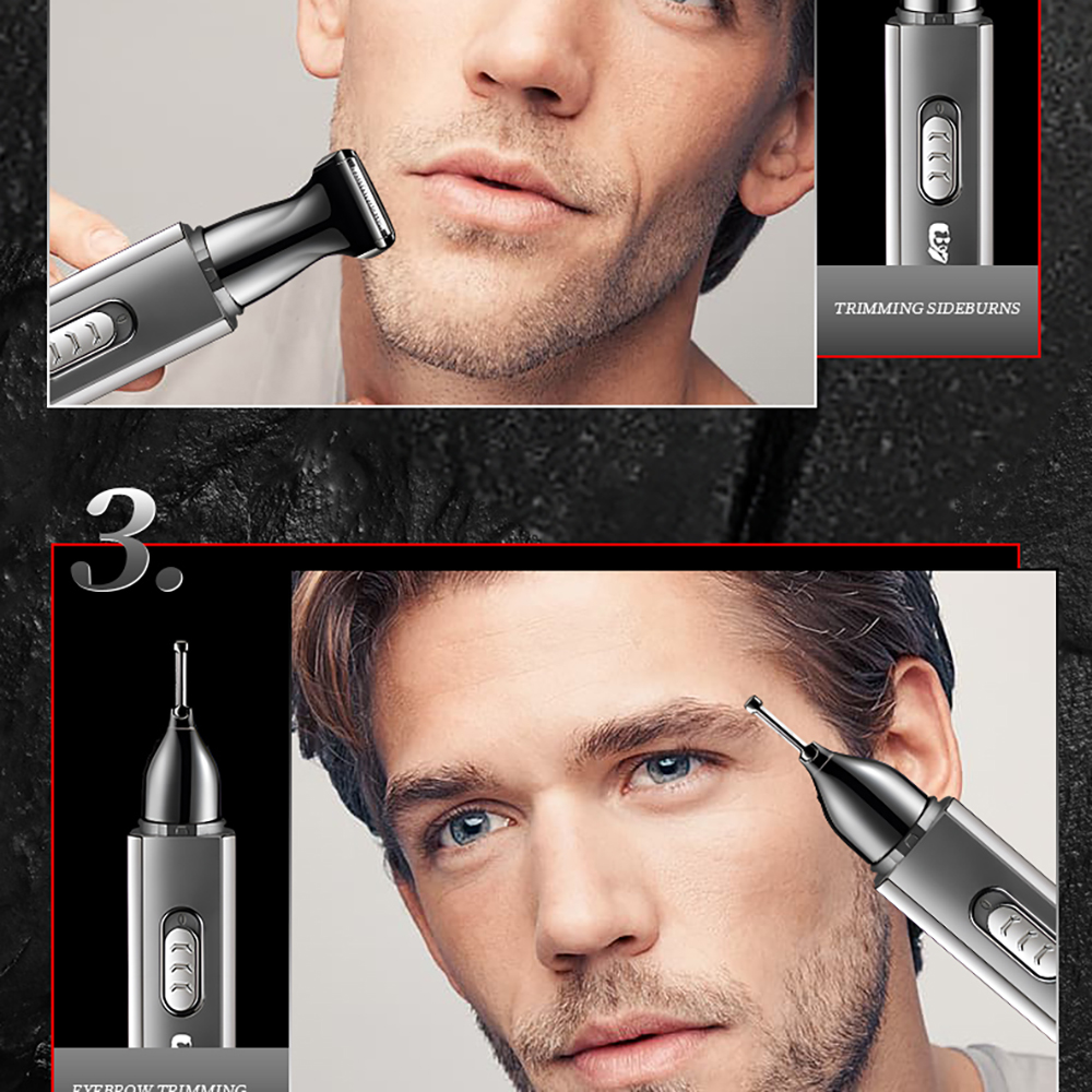 Kemei Multifunction Ear and No - مراجعة Men'S Grooming Facial وسعره