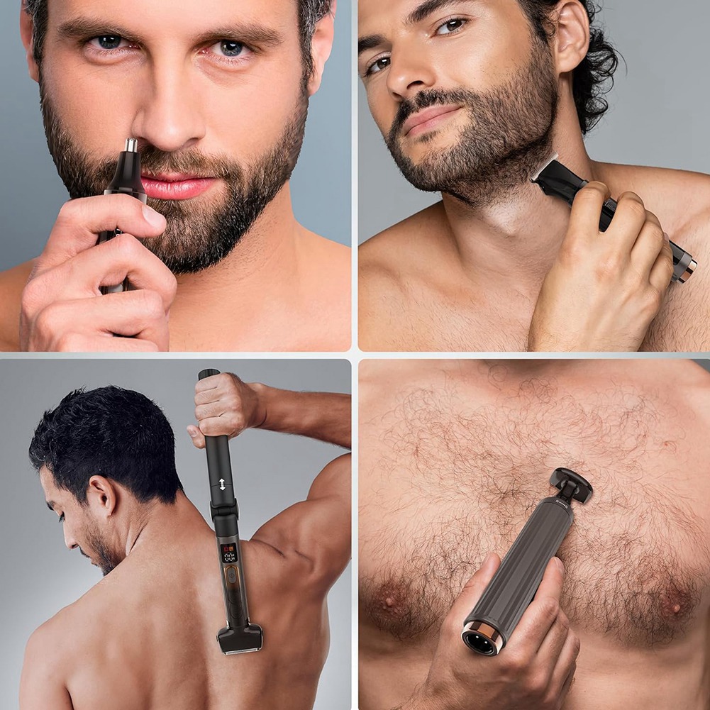 【RABATT】Mens Electric Back Sha - مراجعة Men'S Grooming Facial وسعره